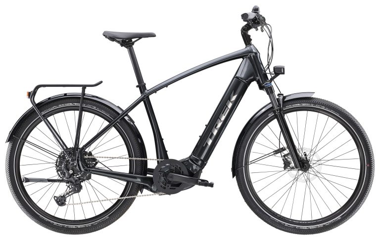 Trek Allant+ 7 2025, vélo de trekking électrique à cadre aluminium, vue de profil