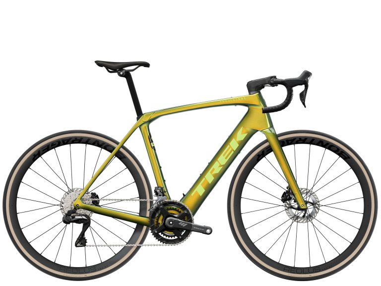 Trek Domane+ SLR 7 2026, vélo de route d’endurance à assistance électrique, vue de profil