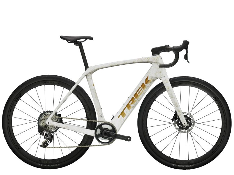 Trek Domane+ SLR 7 AXS 2025, vélo de route électrique à transmission sans fil, vue de profil