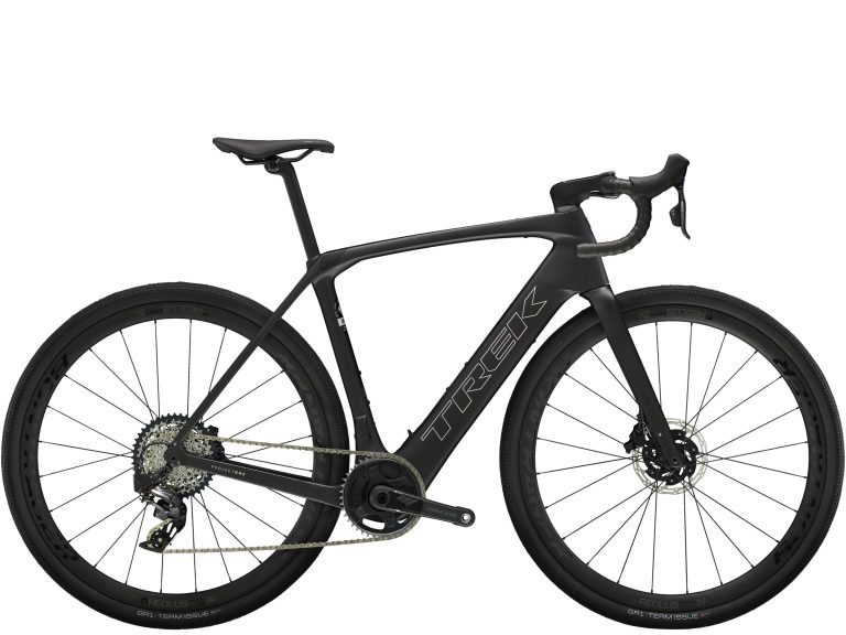 Trek Domane+ SLR 7 AXS EU 2025, vélo de route électrique carbone, vue de profil