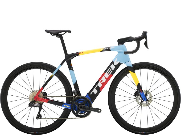 Trek Domane+ SLR 7 EU 2025, vélo de route électrique à moteur TQ, vue de profil