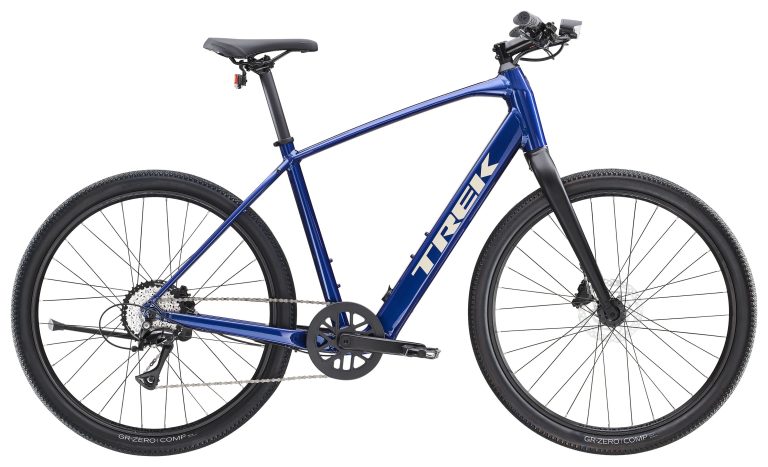 Trek Dual Sport+ 2 LT (2024), VTC à assistance électrique, vue de profil