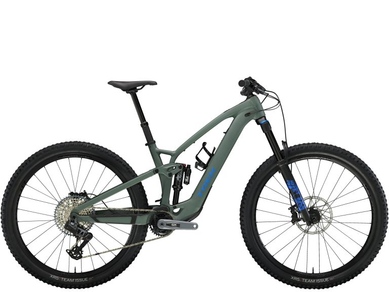 Trek Fuel EXe 8 GX AXS T-Type 2025, VTT électrique tout-suspendu aluminium, vue de profil