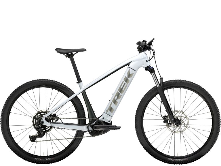 Trek Powerfly 4 625 Wh quatrième génération 2024, VTT électrique semi-rigide aluminium, vue de profil