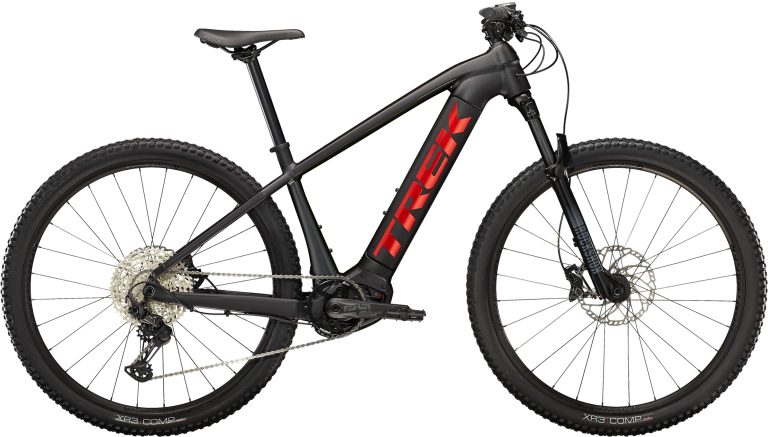 Trek Powerfly 5 EU 2022, VTT électrique semi-rigide aluminium, vue de profil