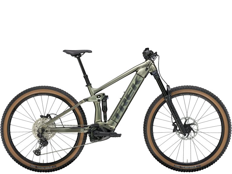 Trek Rail 7 Gen 3 2024, VTT électrique tout-suspendu en aluminium, vue de profil