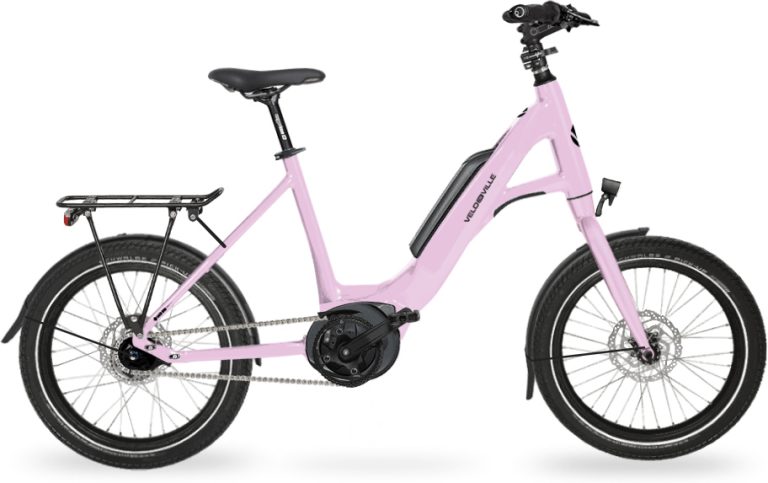 Velo de Ville KEB 800 CLASSIC 2024, vélo de ville électrique compact 20 pouces, vue de profil