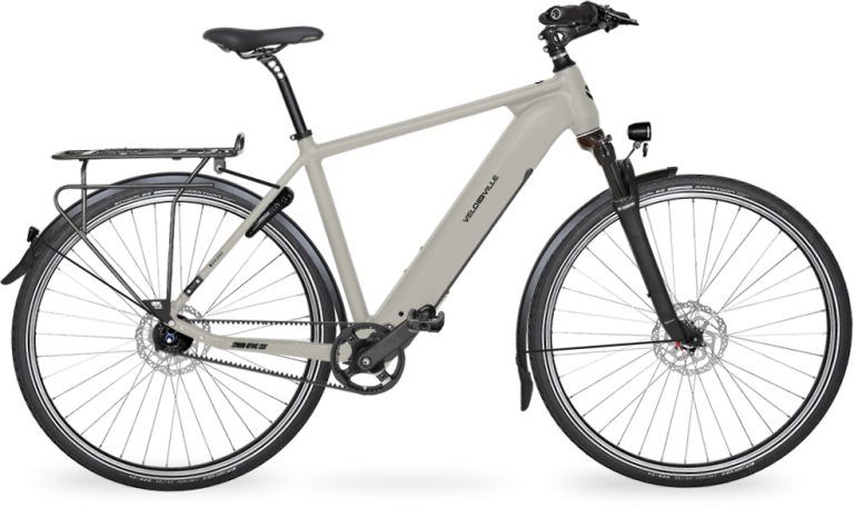 Velo de Ville SPEED 4FIVE 2024, vélo électrique 28 pouces à boîte de vitesses Pinion, vue de profil
