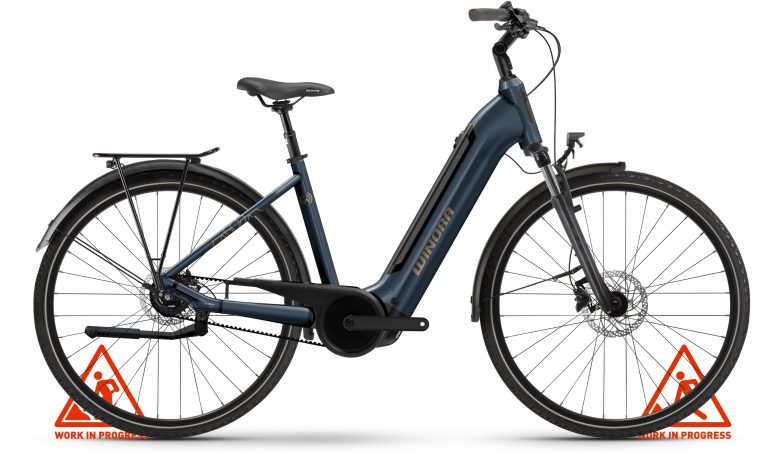 Winora Tria R5, vélo de ville électrique à courroie Gates et cadre bas aluminium