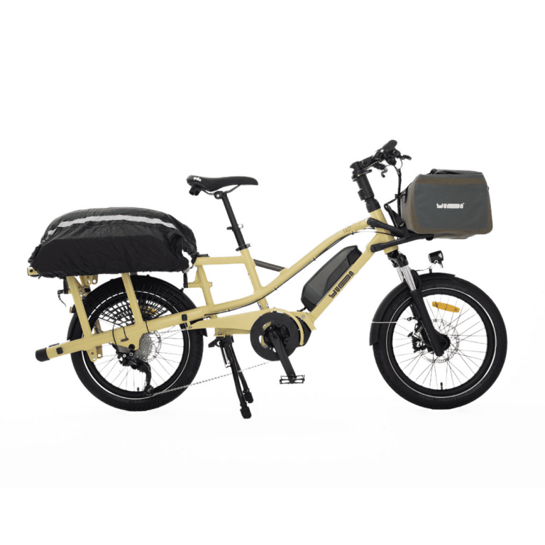 Yuba FastRack Active Edition, vélo cargo électrique équipé à roues de 20 pouces