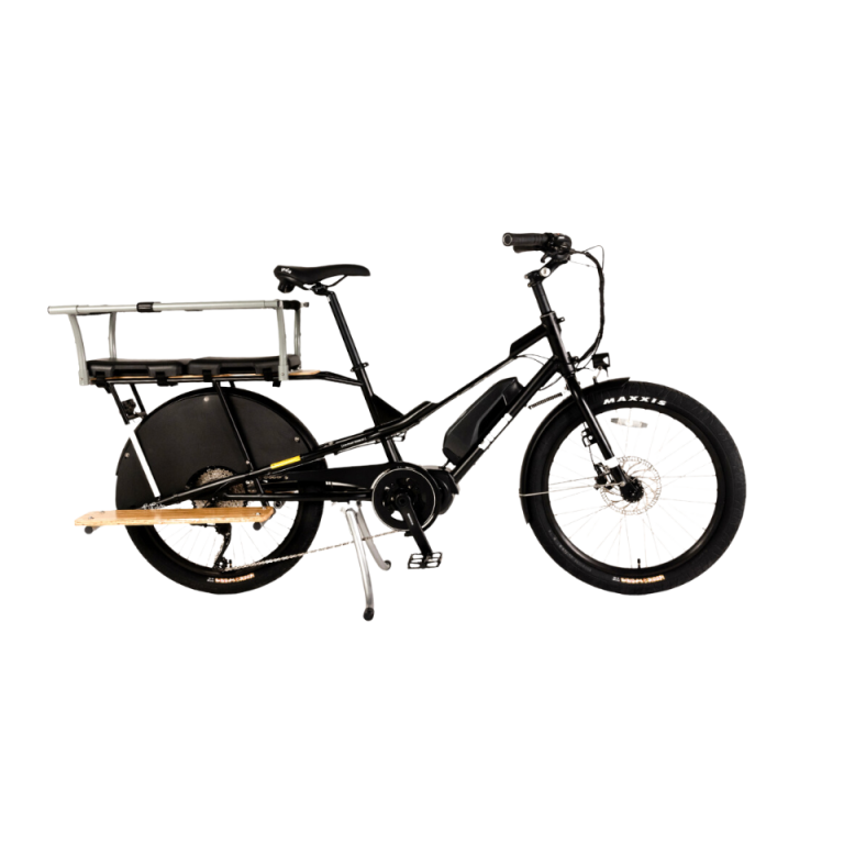 Yuba Kombi E6 Family Edition, vélo cargo électrique familial à cadre acier