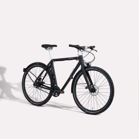 Vélo pliant Bastille M x7 à courroie et moyeu 7 vitesses, roues de 27,5 pouces
