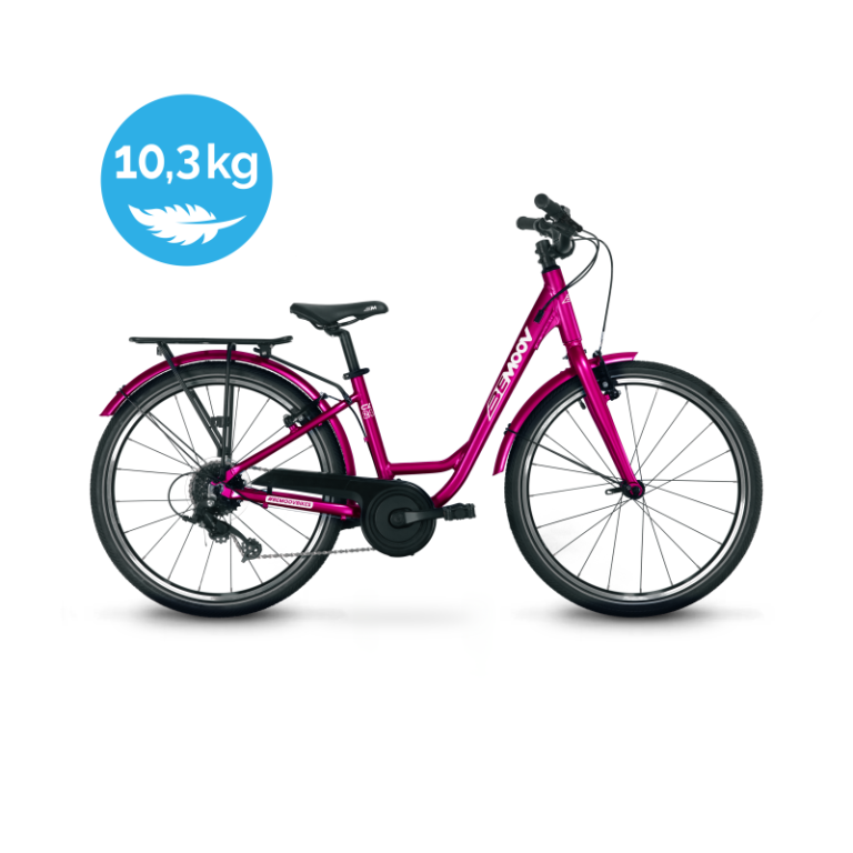 Vélo enfant Bemoov CL24 de 24 pouces, cadre aluminium, vue de profil
