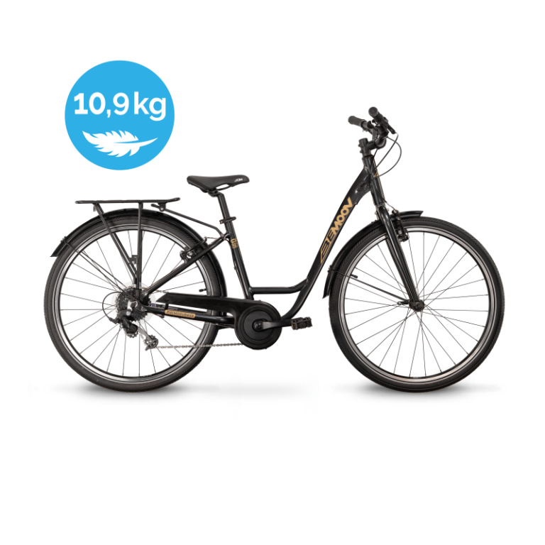 Vélo junior Bemoov CL26 de 26 pouces à cadre aluminium, vue de profil
