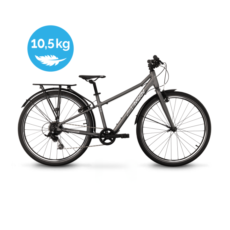 Vélo junior Bemoov CS26 de 26 pouces, cadre aluminium, vue de profil