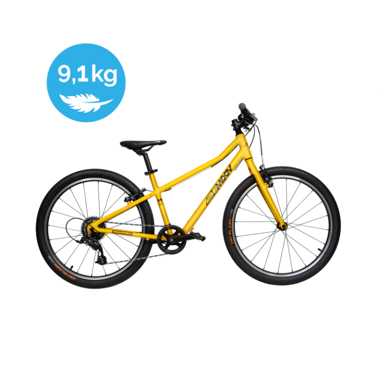 Vélo enfant Bemoov M24 de 24 pouces à cadre aluminium, vue de profil