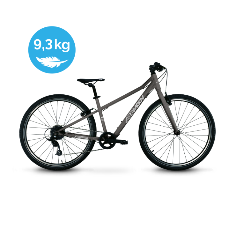 Vélo junior Bemoov M26 de 26 pouces à cadre aluminium, vue de profil