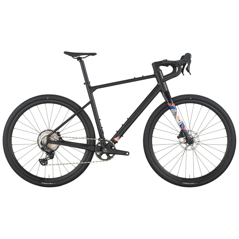 Bergamont Grandurance 20 2026, gravel à cadre aluminium et fourche carbone, vue de profil