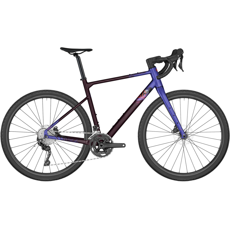 Bergamont Grandurance LTD 2026, gravel aluminium à groupe Shimano GRX 810, vue de profil