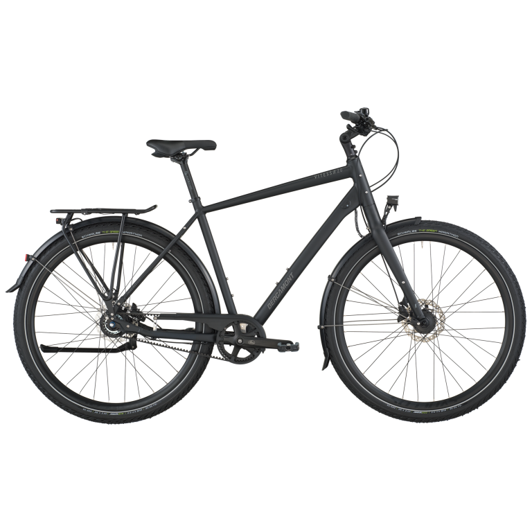 Bergamont Vitess 20 rigid 2026, vélo de trekking à courroie et fourche rigide, vue de profil