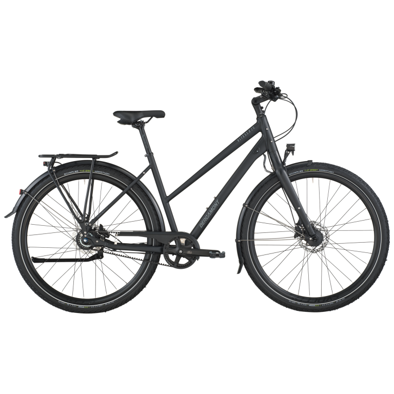 Bergamont Vitess 20 rigid Slope 2026, vélo de trekking à courroie et fourche rigide, vue de profil