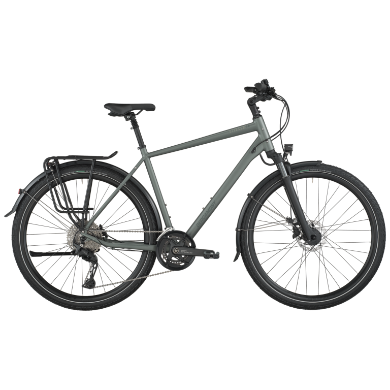 Bergamont Vitess 30 2026, vélo de trekking aluminium coloris highland grey, vue de profil