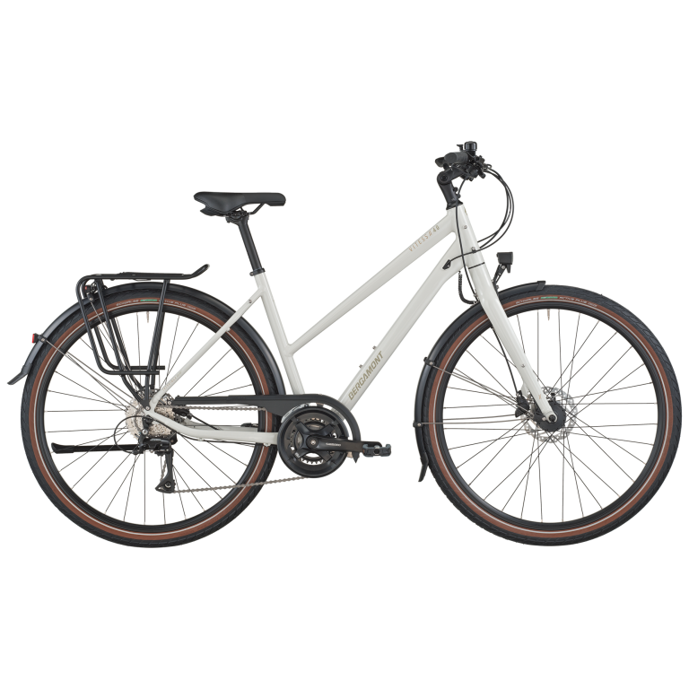 Bergamont Vitess 40 rigid Slope 2026, vélo de trekking aluminium coloris off white, vue de profil