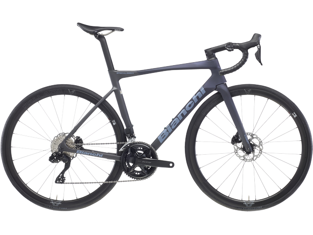 Bianchi Specialissima COMP en Shimano 105 Di2, vélo de route carbone, vue de profil