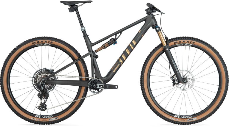 BMC Fourstroke LT LTD 2025, VTT tout-suspendu carbone à 120 mm de débattement, vue de profil