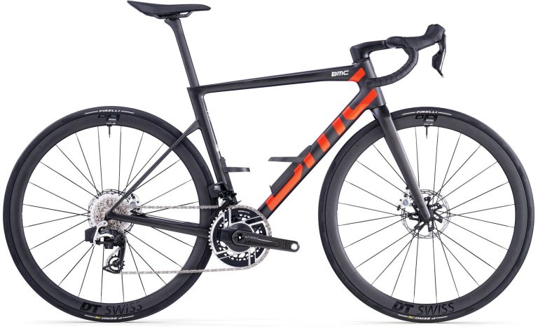 BMC Teammachine SLR 01 ONE 2026, vélo de route carbone en SRAM Red AXS, coloris Carbon Neon Red