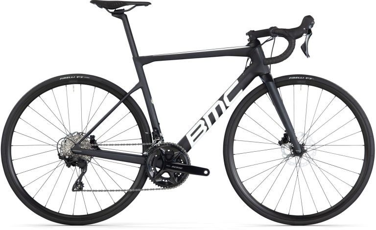BMC Teammachine SLR FIVE 2025, vélo de course en carbone, vue de profil