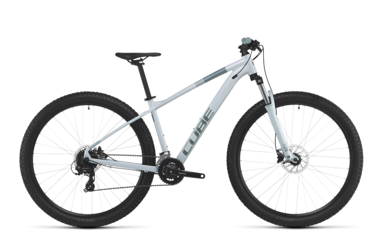 Cube Access WS 2024, VTT semi-rigide femme à cadre aluminium, vue de profil