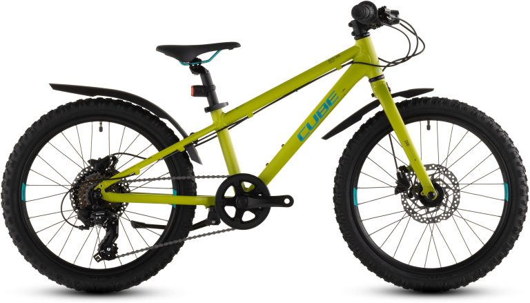 Cube Acid 200 Disc FE 2026, vélo enfant à cadre aluminium et freins à disque, vue de profil