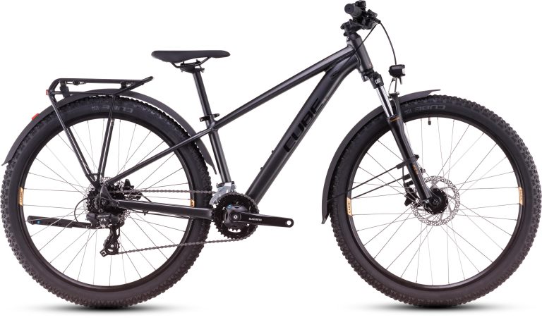 Cube Acid 260 Disc Allroad 2025, VTT 26 pouces à fourche suspendue et freins à disque, vue de profil