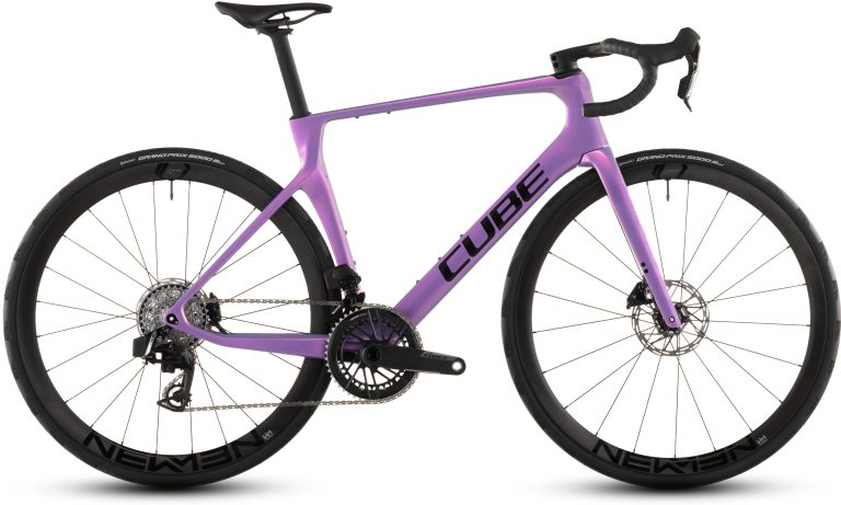 Cube Agree C:62 SLX 2026, vélo de route aéro en carbone à groupe SRAM Force AXS, vue de profil