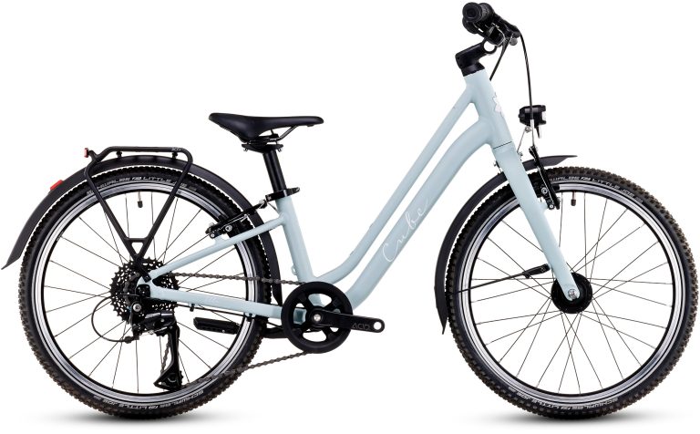 Cube ella 200 de 2025, vélo enfant 20 pouces à cadre aluminium, vue de profil
