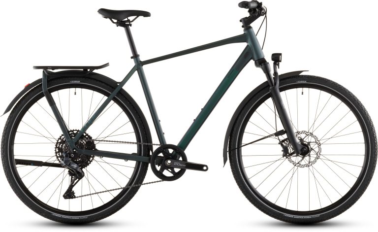 Cube Kathmandu SLT 2026, vélo de trekking aluminium à transmission Di2 automatique, vue de profil