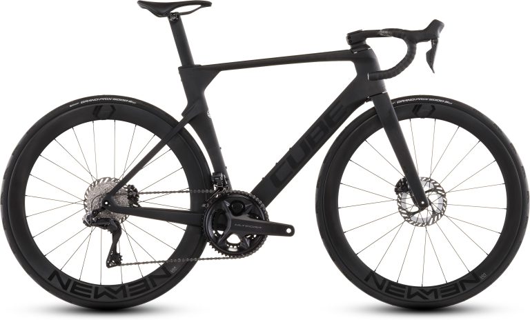 Cube Litening AERO C:68X Race blackline 2026, vélo de route aéro en carbone, vue de profil