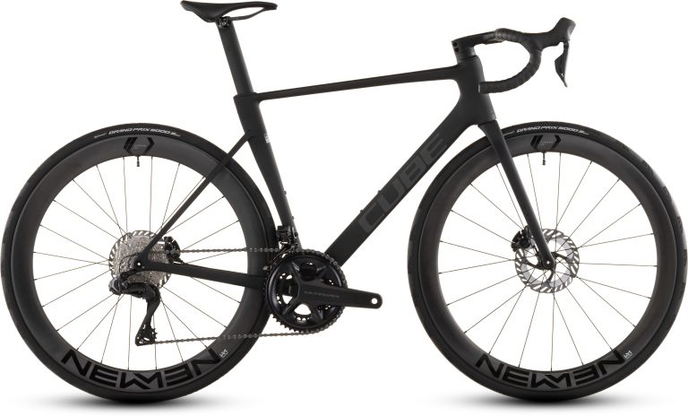 Cube Litening AIR C:68X Race blackline 2026, vélo de route de compétition en carbone, vue de profil