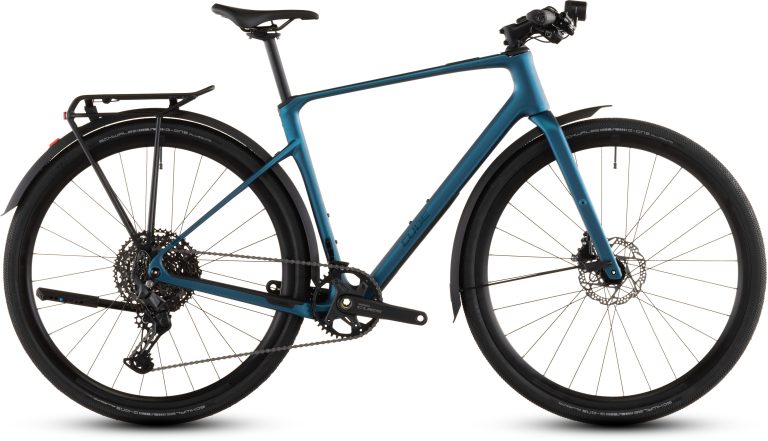 Cube Nulane C:62 SLX FE 2026, gravel carbone à cintre plat, vue de profil