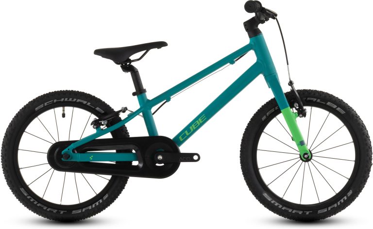 Cube Numove 160 2026, vélo enfant 16 pouces à cadre aluminium, vue de profil