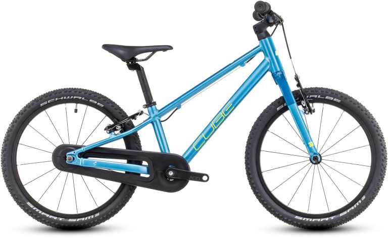 Cube Numove 180 2025, vélo enfant de 18 pouces à cadre aluminium et fourche rigide, vue de profil