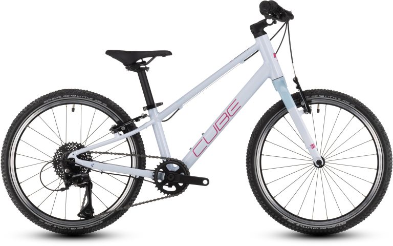 Cube Numove 200 2025, vélo enfant 20 pouces à 8 vitesses, vue de profil