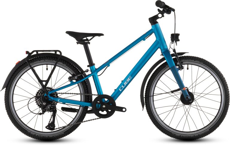Cube Numove 200 FE 2026, vélo enfant 20 pouces en aluminium, vue de profil