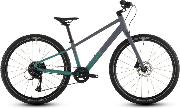 Cube Numove 240 Disc 2026, vélo enfant 24 pouces à freins à disque, vue de profil