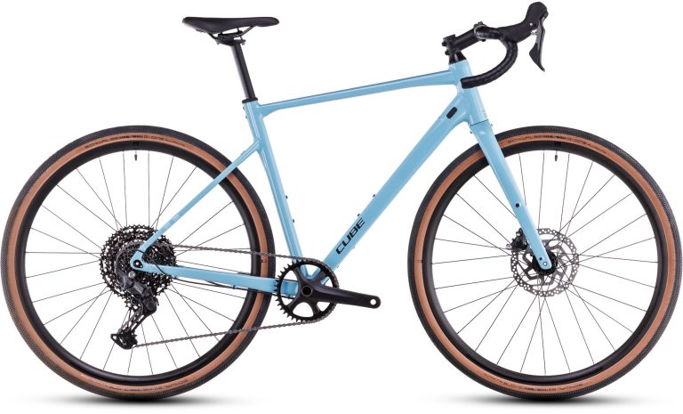 Cube Nuroad Pro 2025, gravel aluminium à freins hydrauliques de 180 mm, vue de profil