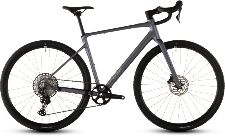 Cube Nuroad SLX 2026, gravel aluminium à cockpit carbone, vue de profil