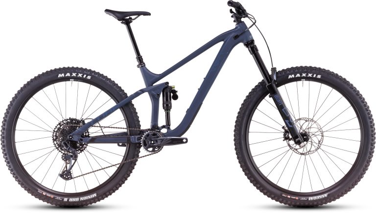 Cube Stereo ONE77 Pro 2025 en 29 pouces, VTT d’enduro aluminium à 170 mm de débattement, vue de profil