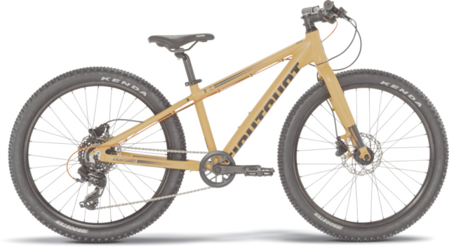 Eightshot COADY 24 SL DISC sable, vélo enfant 24 pouces à fourche rigide et freins à disque, vue de profil