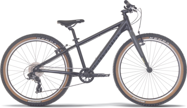 Eightshot COADY 24 SL noir minuit, vélo enfant 24 pouces à fourche rigide, vue de profil
